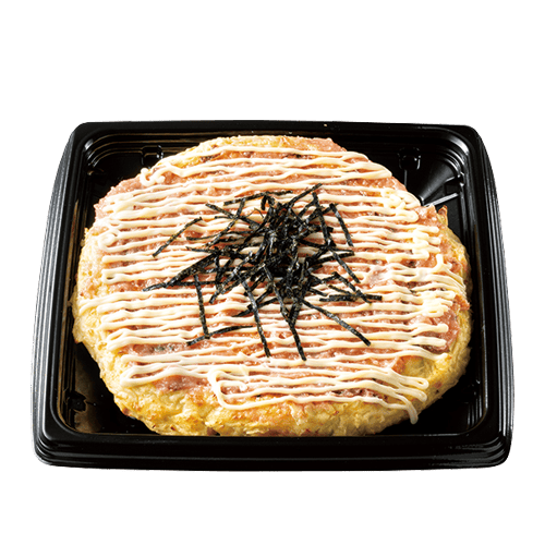 25周年記念明太ソースのお好み焼き