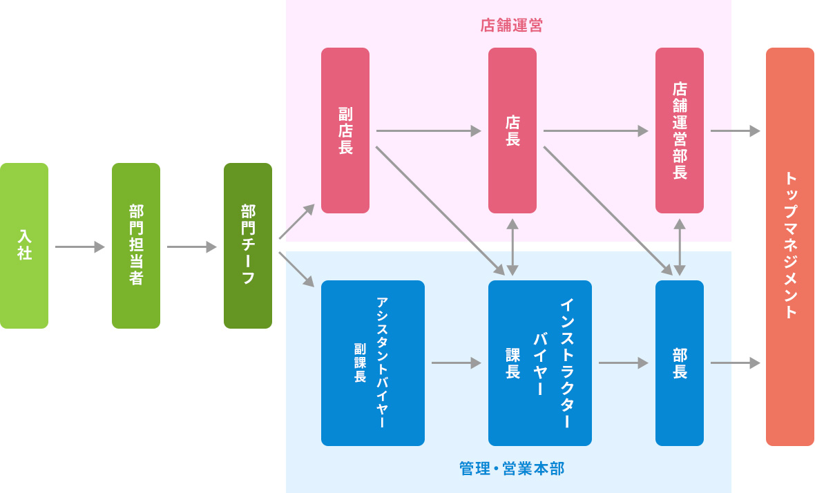 キャリアアップイメージ