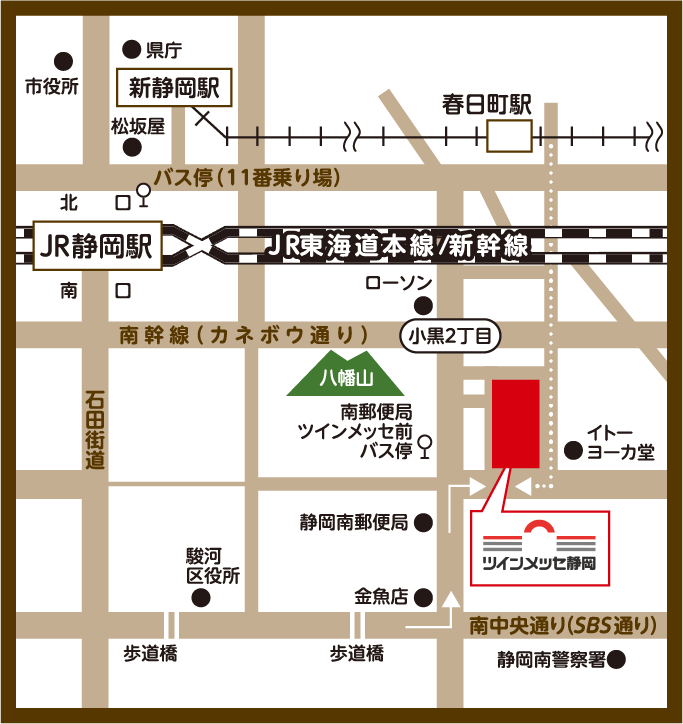 しずてつストア 直売会 アクセス MAP