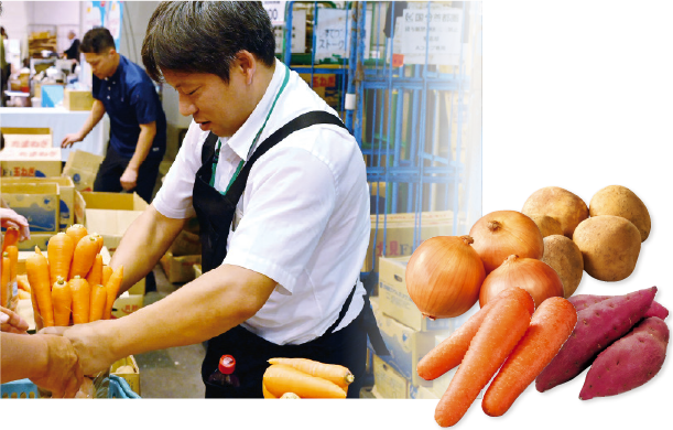 しずてつストア 直売会 野菜詰め放題